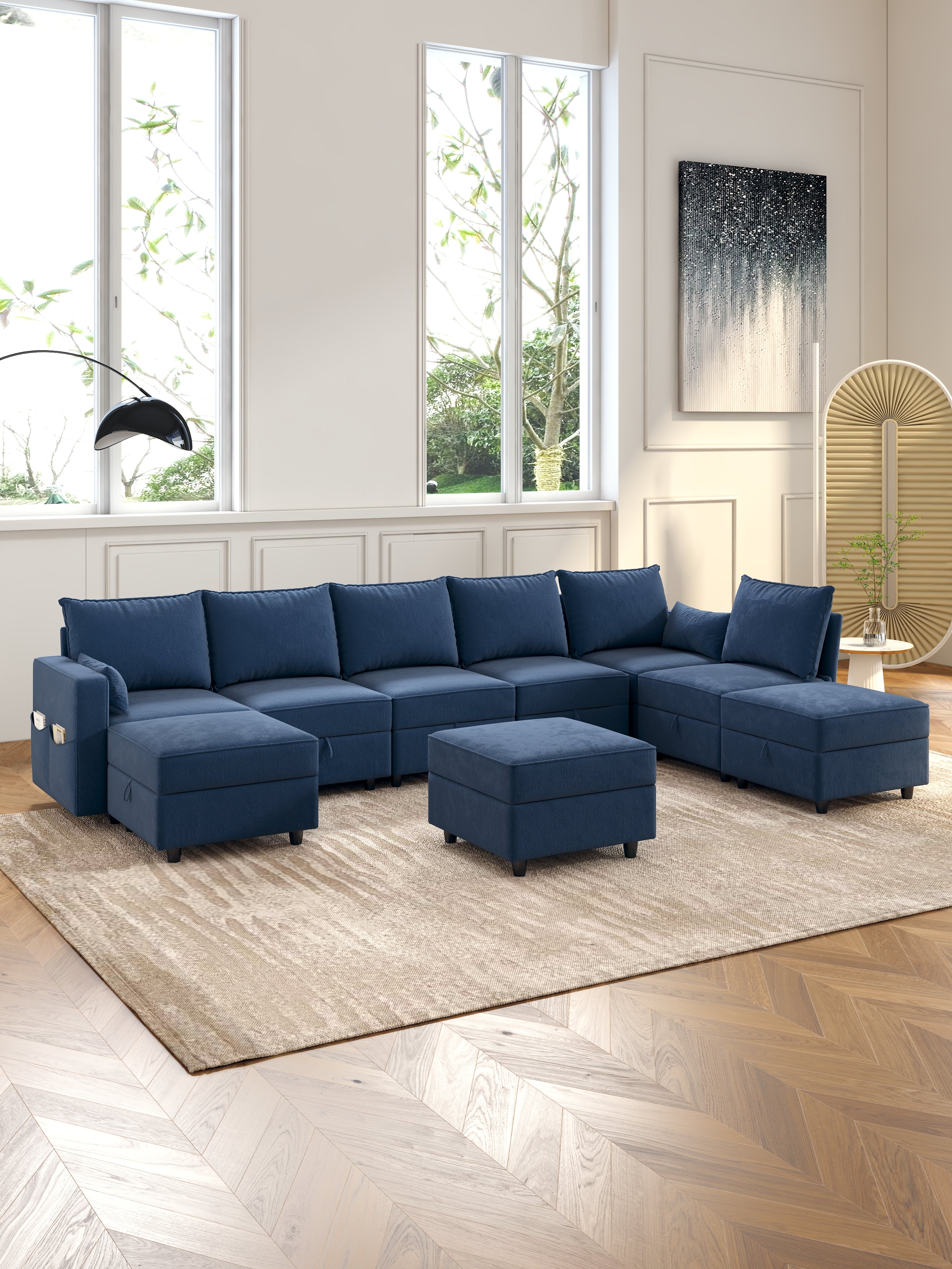 Versatile and Functional Modular Sectional Sofa